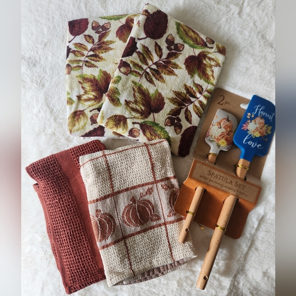 Fall Spatula/Towel Bundle - Picture 1 of 5